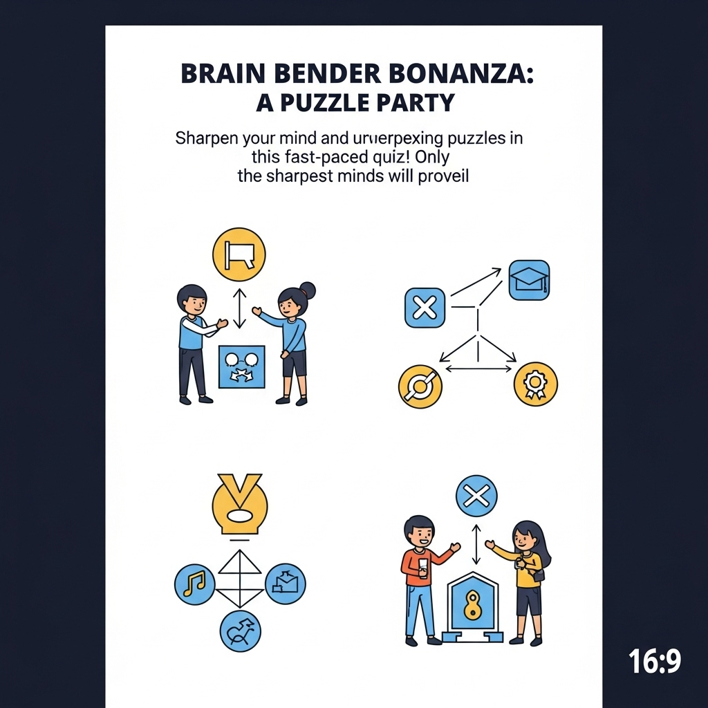 Brain Bender Bonanza: A Puzzle Party